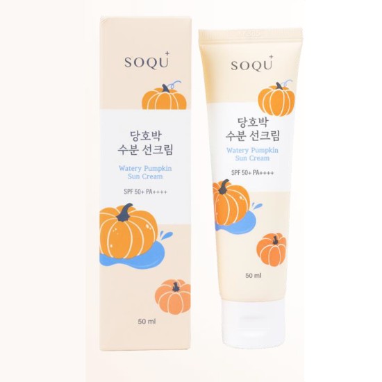 SOQU Watery Pumpkin Sun Cream SPF 50+ PA ++++